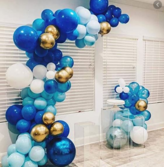 Balloon Garland Blue