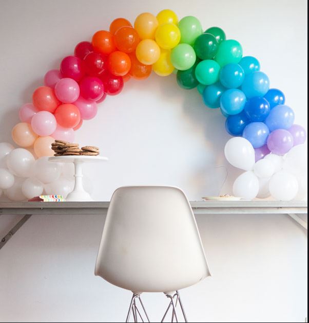 Rainbow Baloon Garland Arch